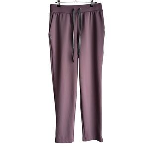 Figs FORMx Tena Tapered Scrub Pant Womens S Plum Purple Athletic Fabric NWOT